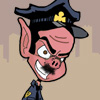 Oink.  Wanna donut?
