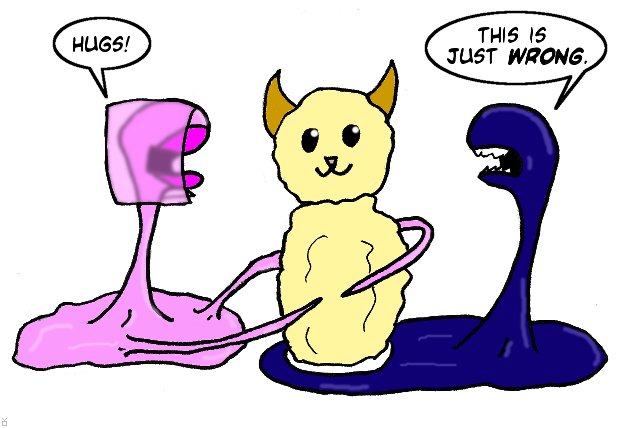 A threesome. Characters © me