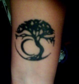 First one done, inside of left wrist, got it about a year ago